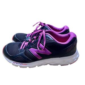 New Balance 490v3 Speed Ride Womens Running Shoes Black Pink Purple 9.5 Athletic